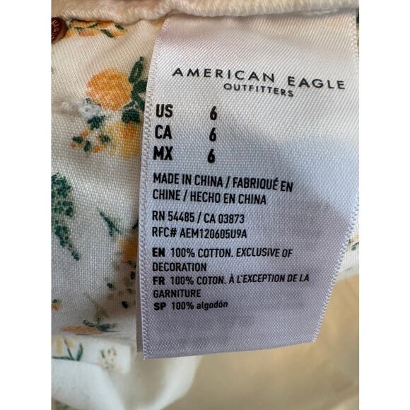 American Eagle Womens 6 28W Super High Rise Distressed Raw Hem - Picture 6 of 6